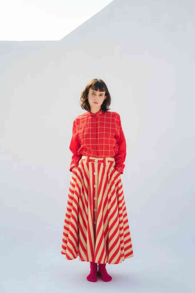Ana Skirt Stripes