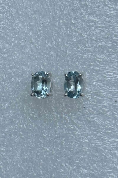 Blue Topaz Studs