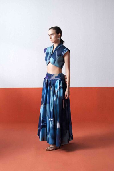 Blue Lagoon Skirt Set