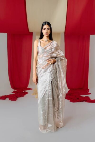 Grey Saree