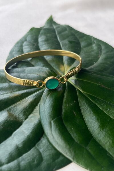 Green Onyx Adjustable Cuff