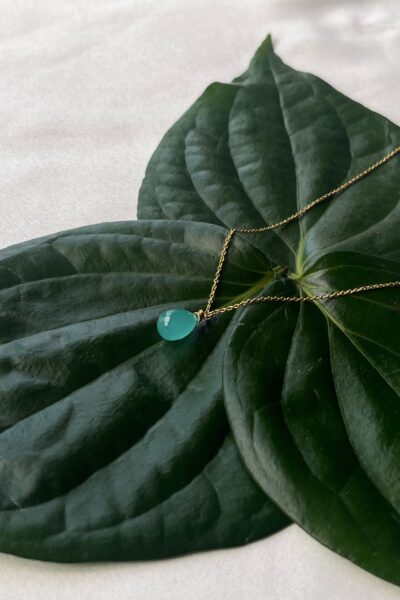 Chalcedony Briolette Necklace