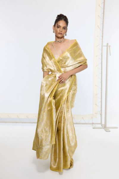Gold Saree