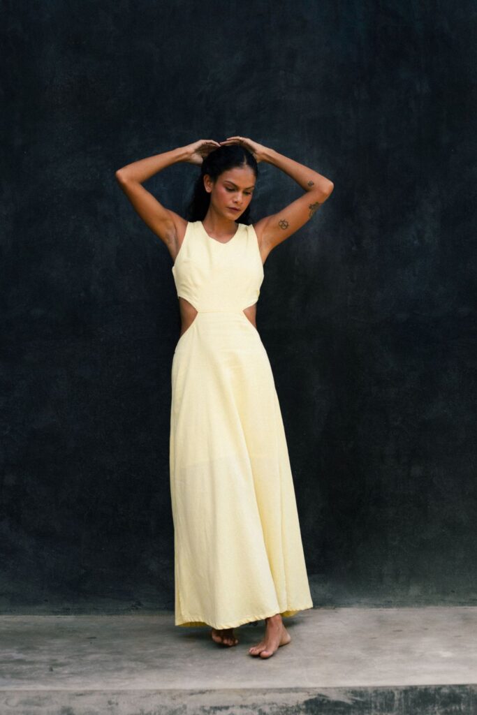 Faya Yellow Dress