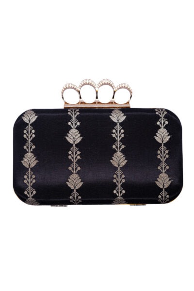Adeel Pixie Clutch With Knuckles