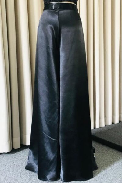 Black Flared Trouser