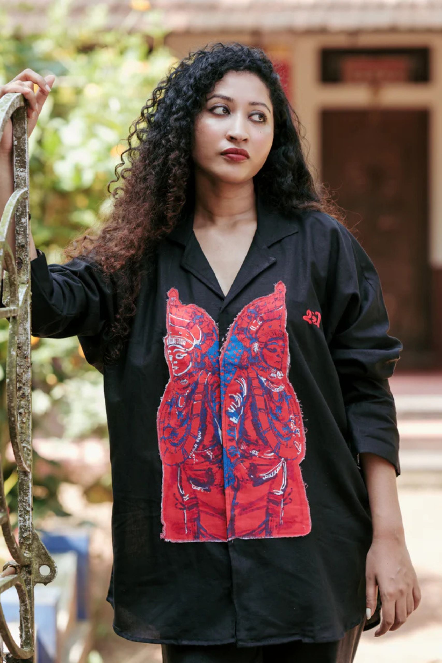 Agni Full Sleeve Black Shirt (Unisex)