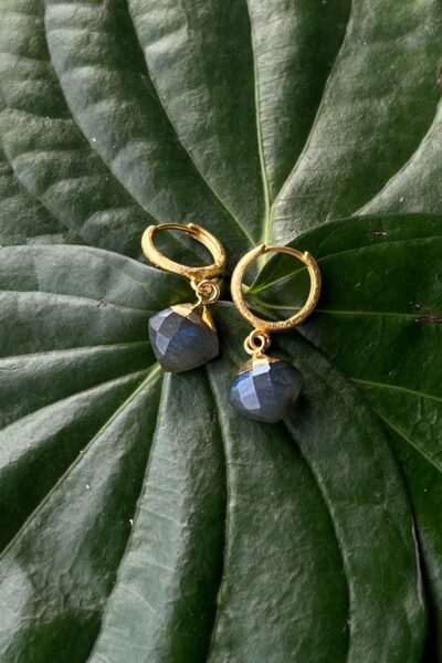 Labradorite Hoopies