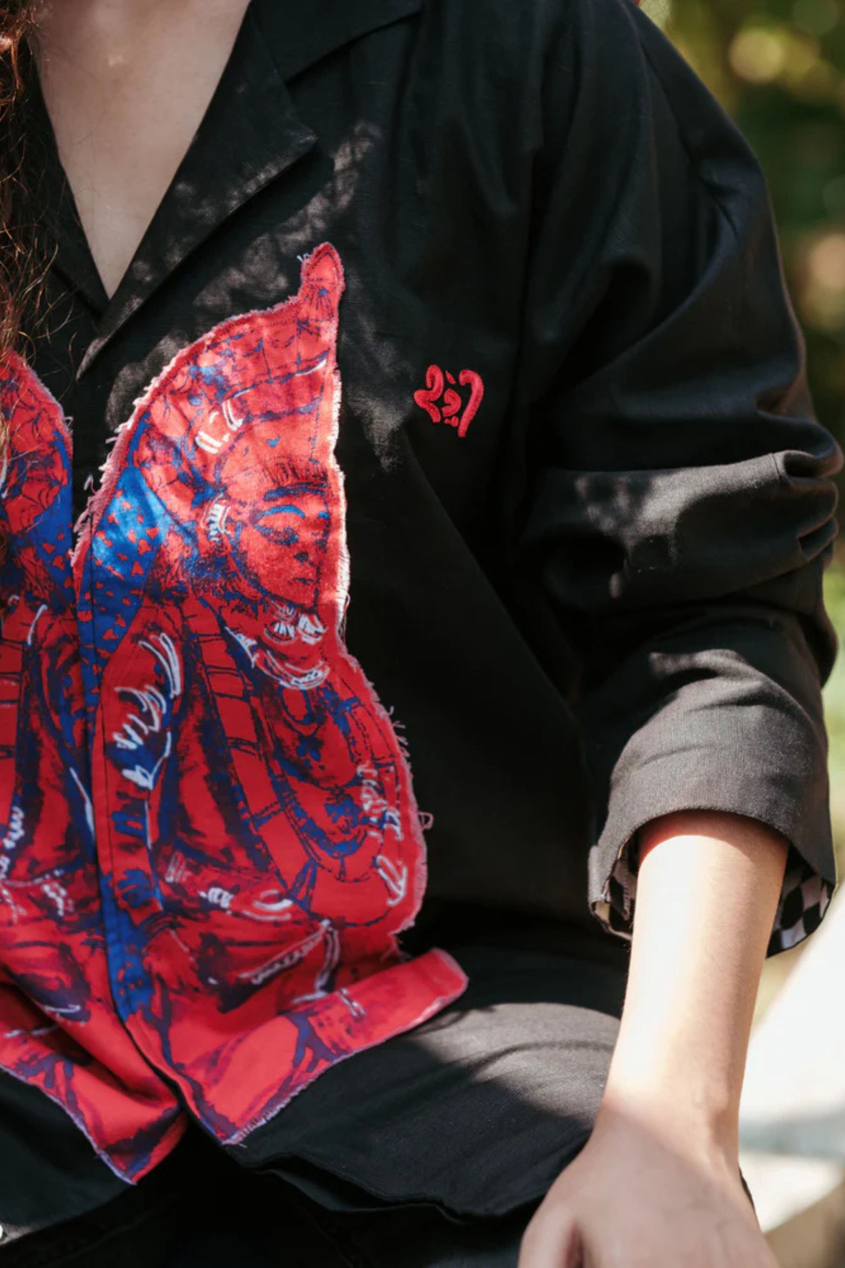 Agni Full Sleeve Black Shirt (Unisex) - Image 3