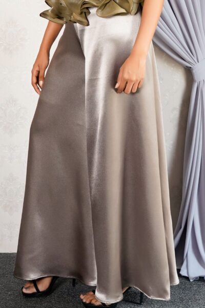 Mud Green Flared Trouser