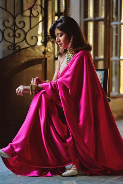 Rani Pink Saree