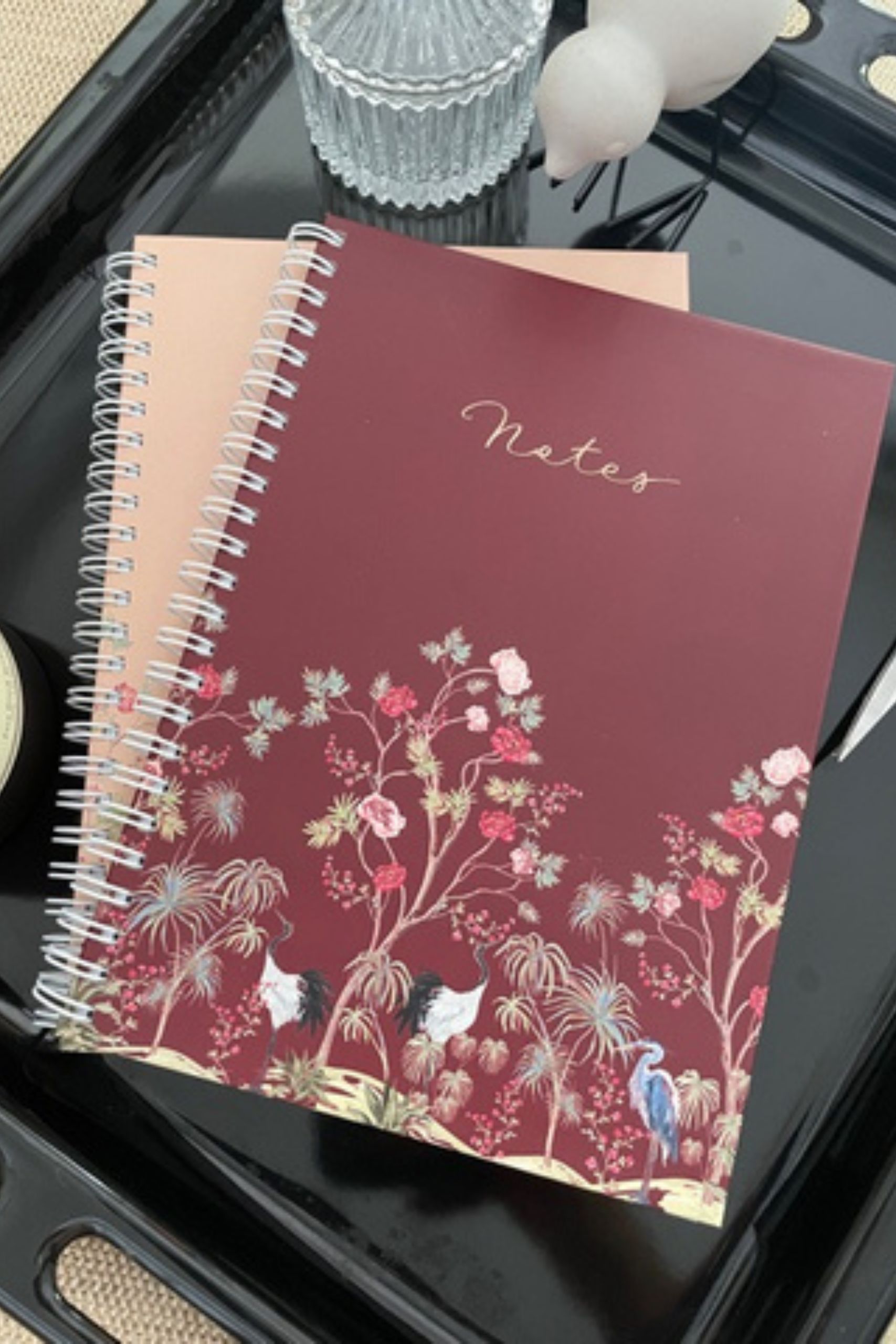 Hiroshimaya Burgundy Notebook
