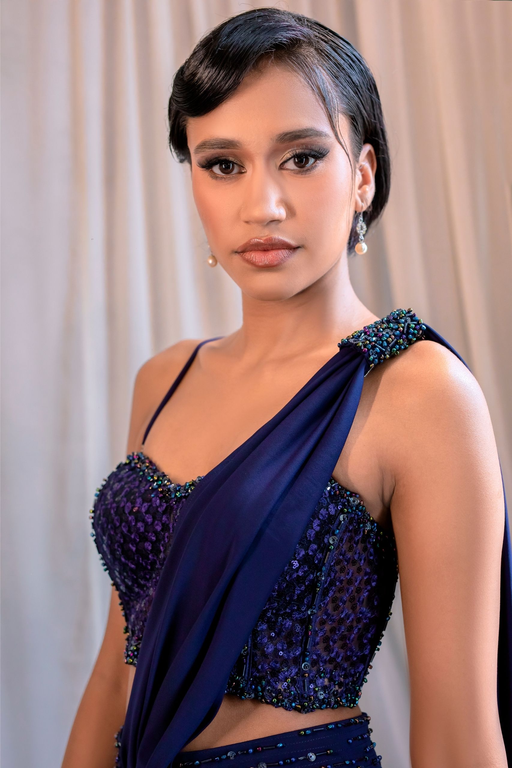 Blue Lace Corset