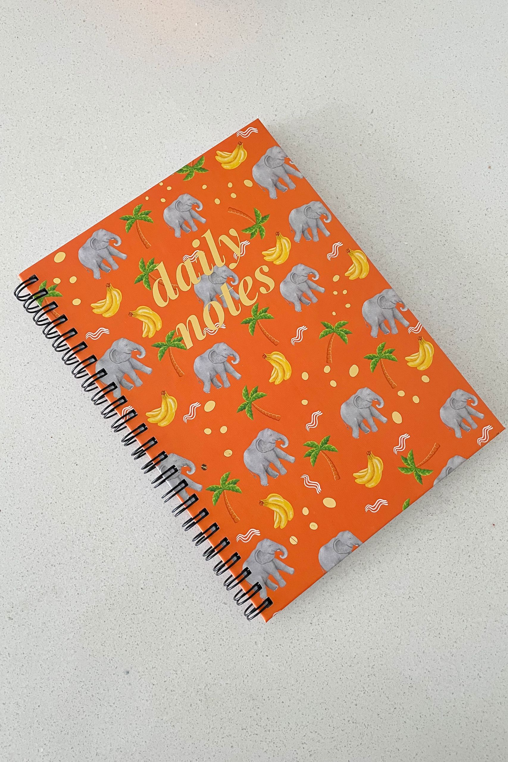 Elephants & Bananas Notebook