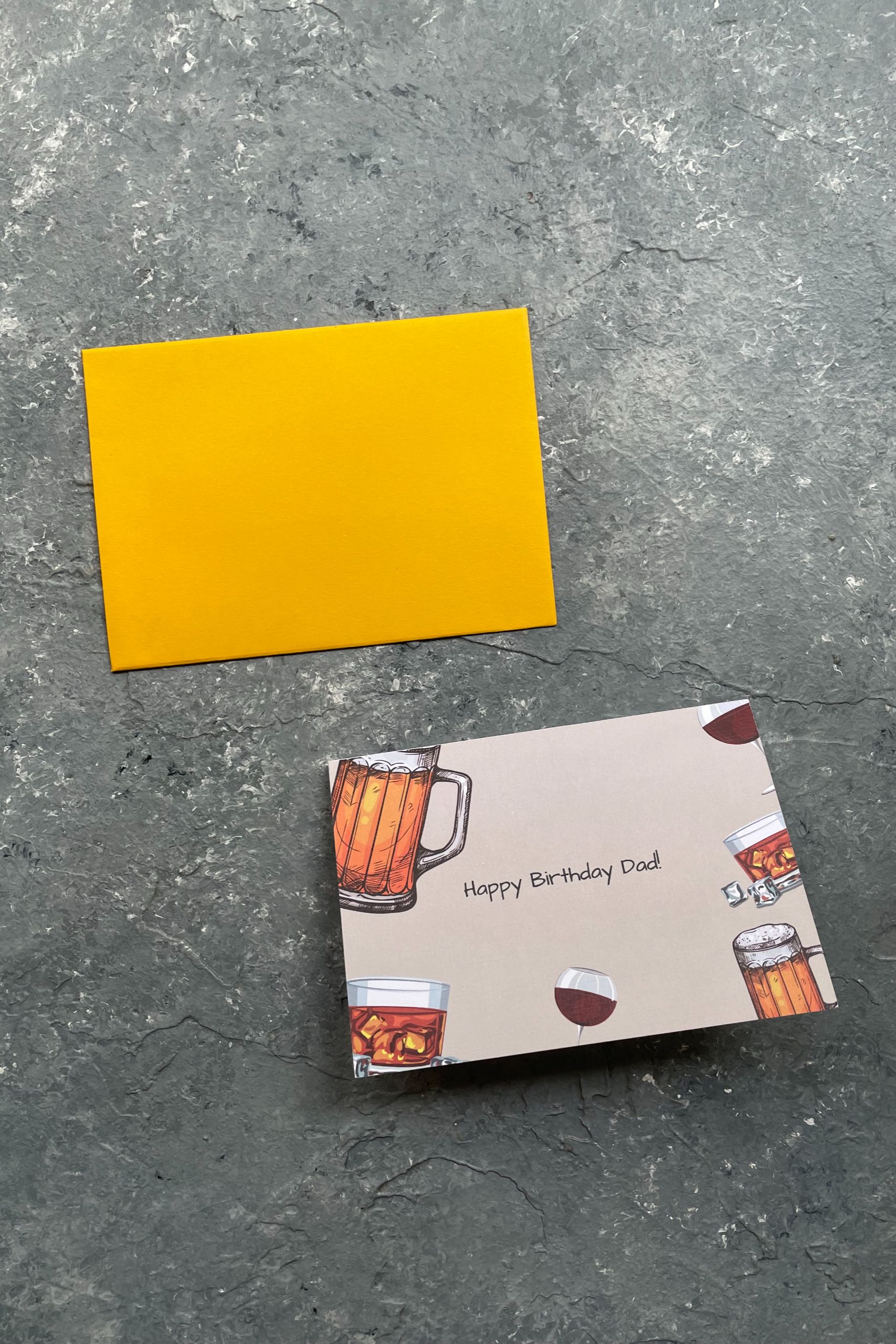 Happy Birthday Dad Beer Greeting Card