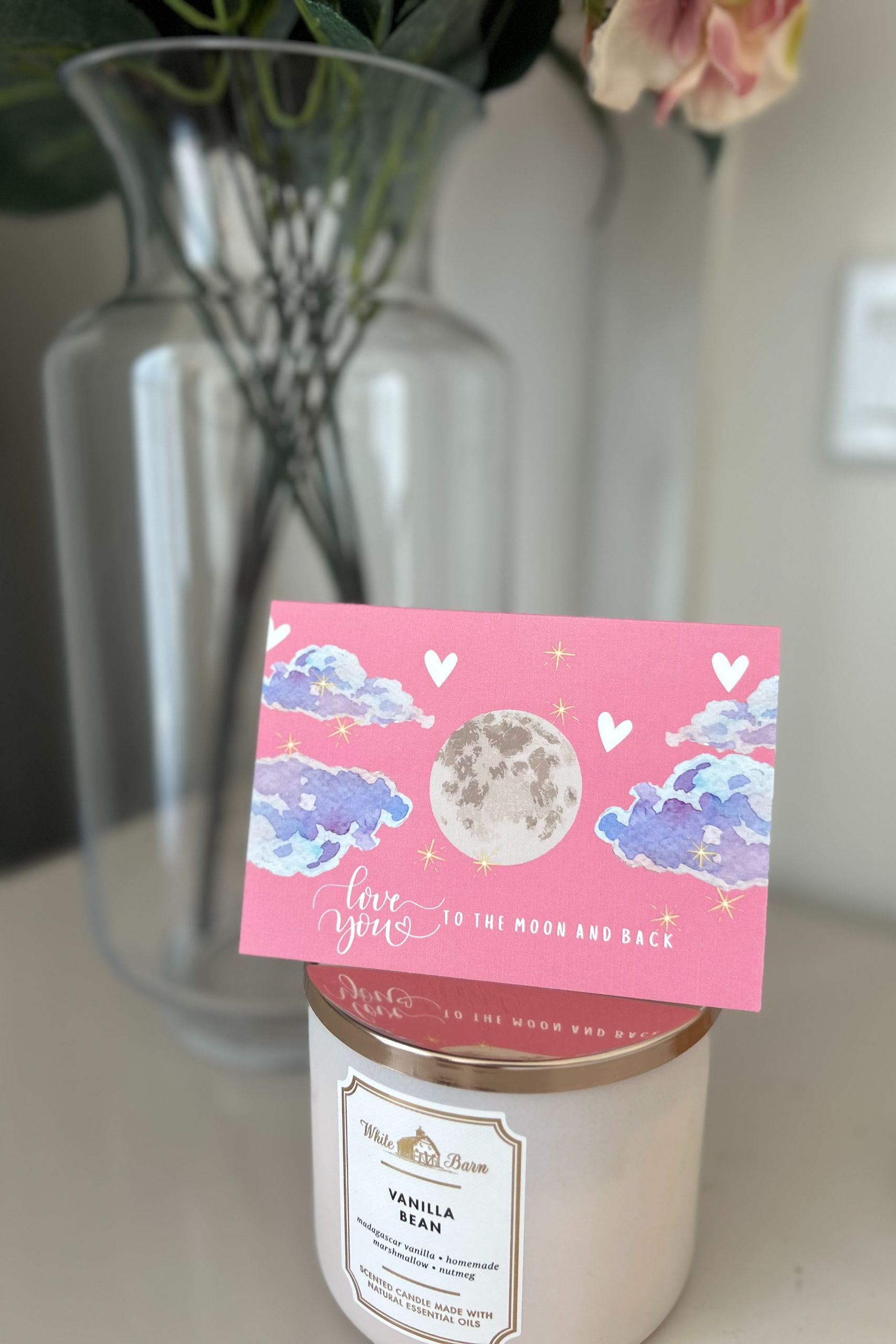 Love You To The Moon Greeting Card