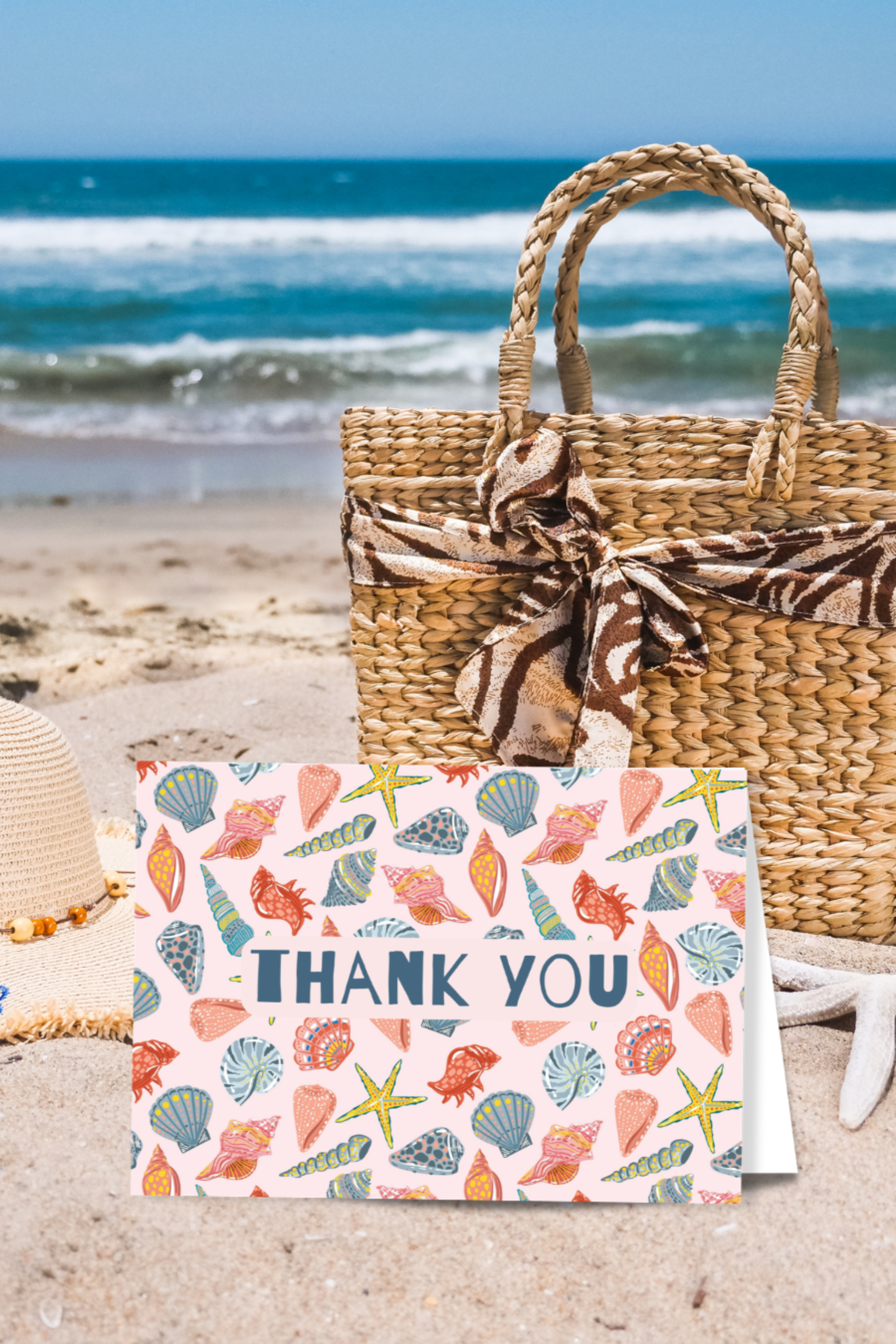 Thank You Capri Coast Greeting Card