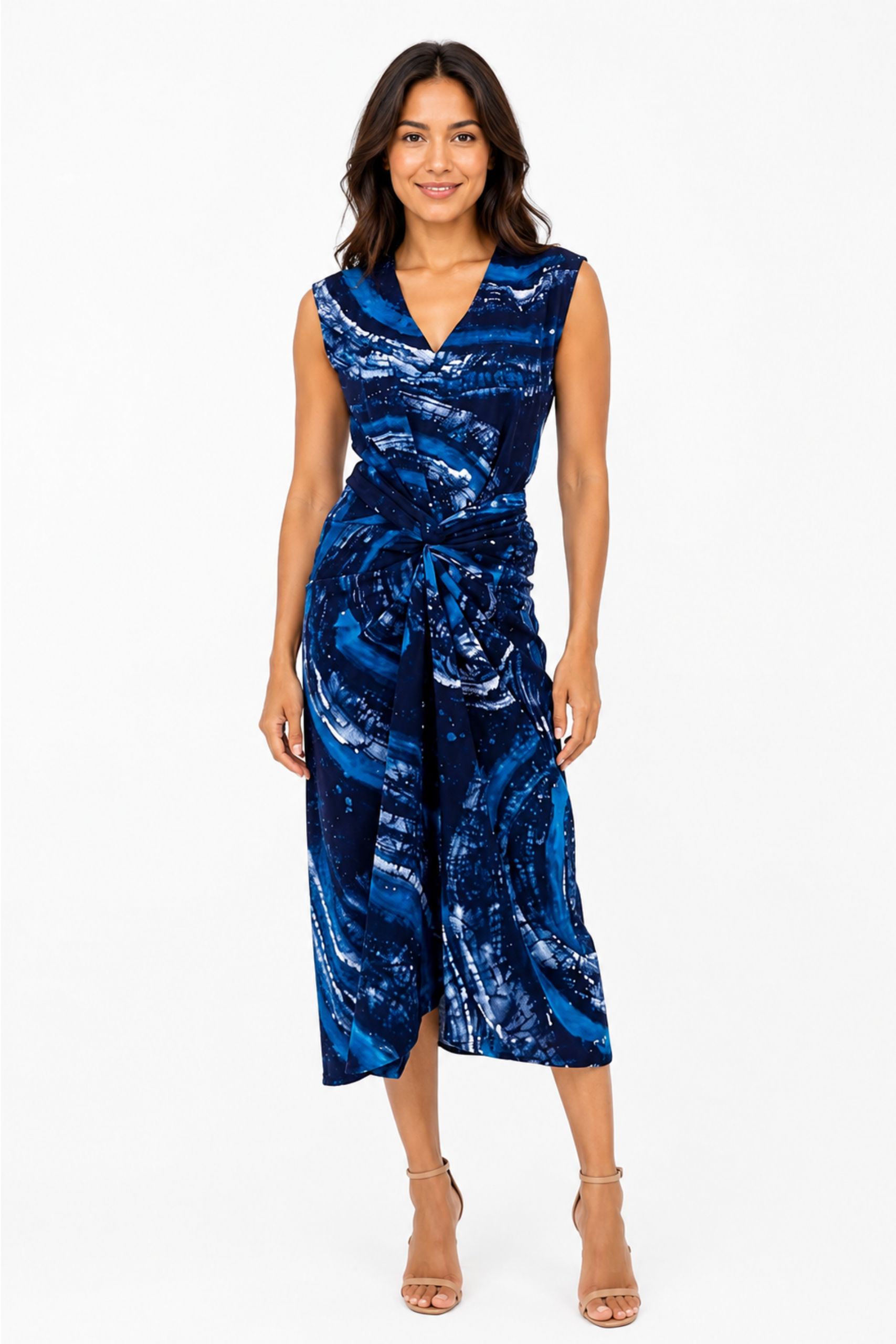 Garnrt Luxe Dress-Blue