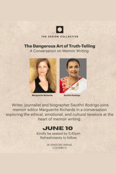 The Dangerous Art of Truth-Telling A Conversation on Memoir Writing - Early Birds Offer