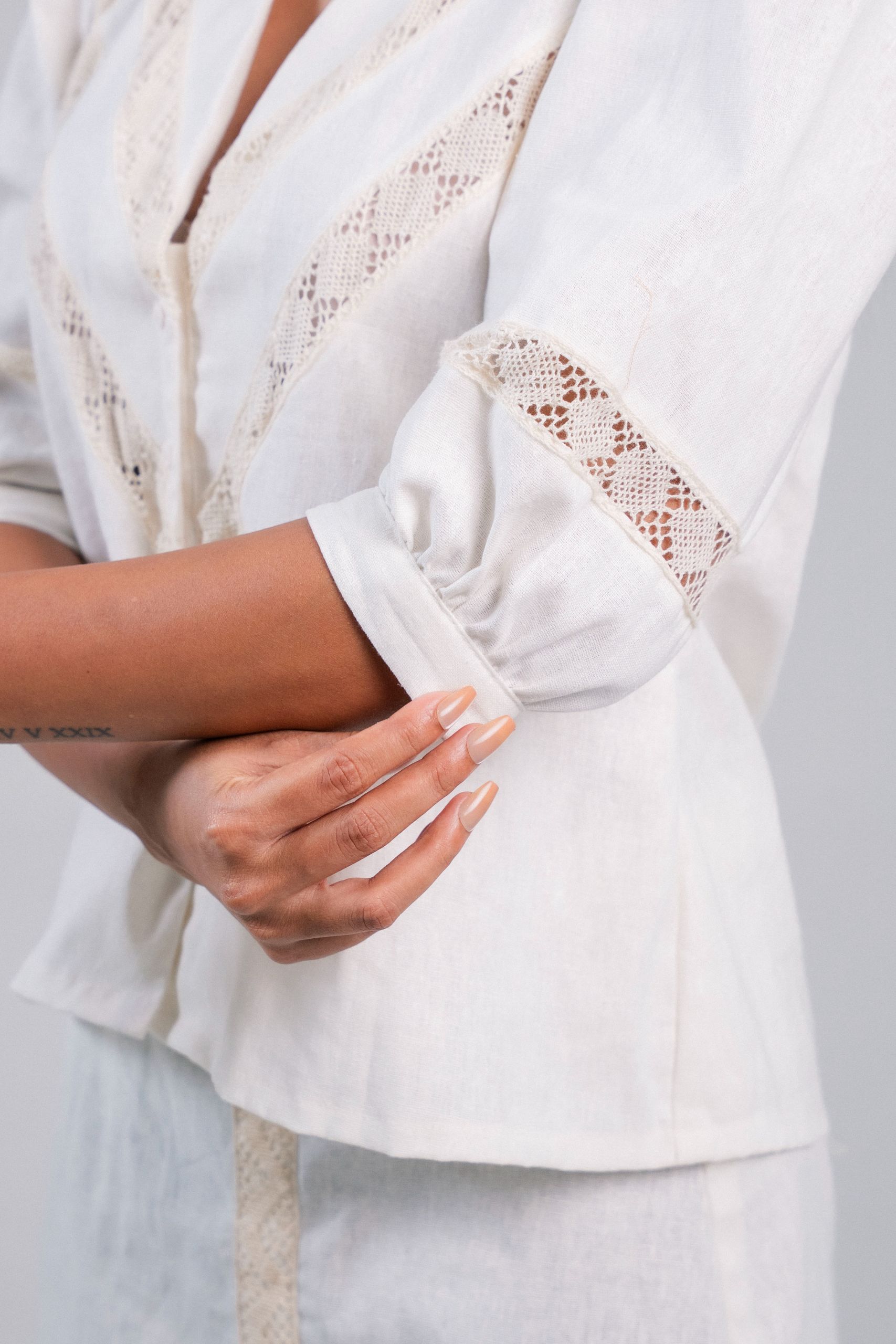 White Reverie Blouse - Image 3