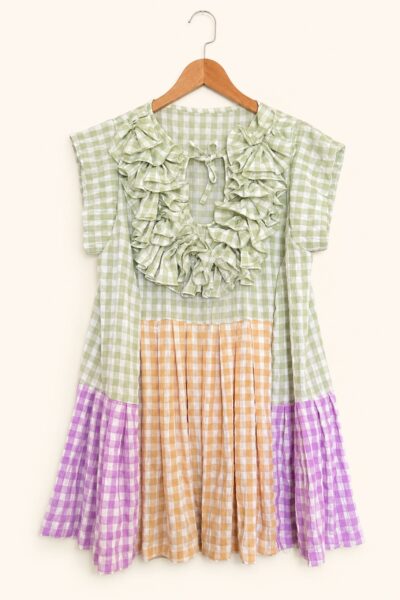 Eliza 3 Colour Block Dress