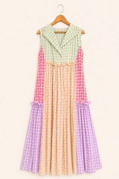Eliza 4 Colour Block Dress