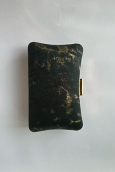 Black Gold Ombre Pillow Clutch