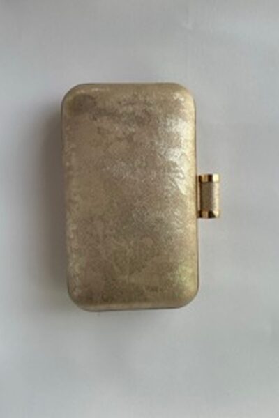 Pure Gold Rectangle Clutch