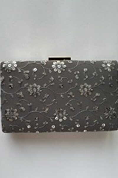Ash Floral Book Clutch