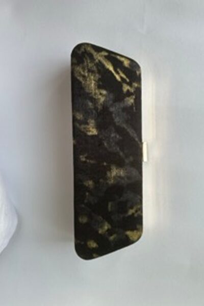 Black Bronze Frame Clutch