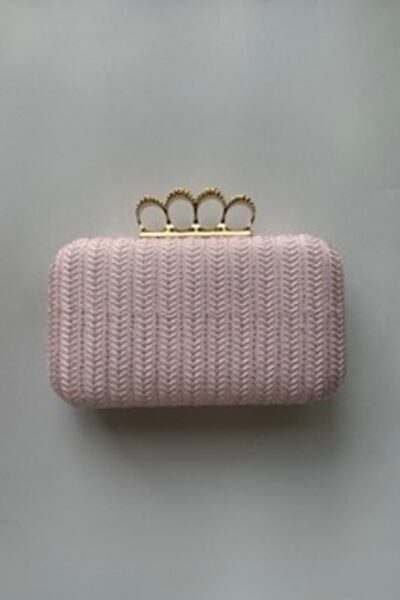 Peony Pixie Knuckle Clutch