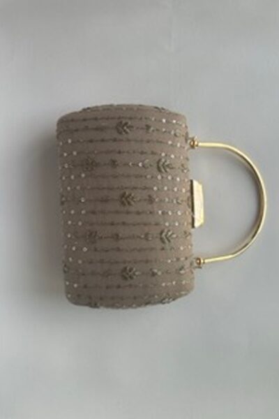 Latté Pattern Shoulder Clutch