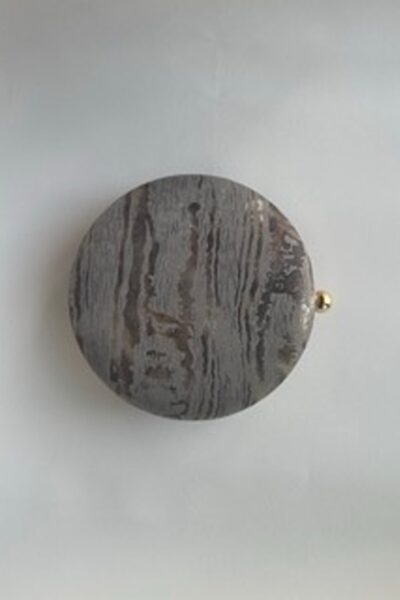 Grey Cloud Mini Circular Clutch