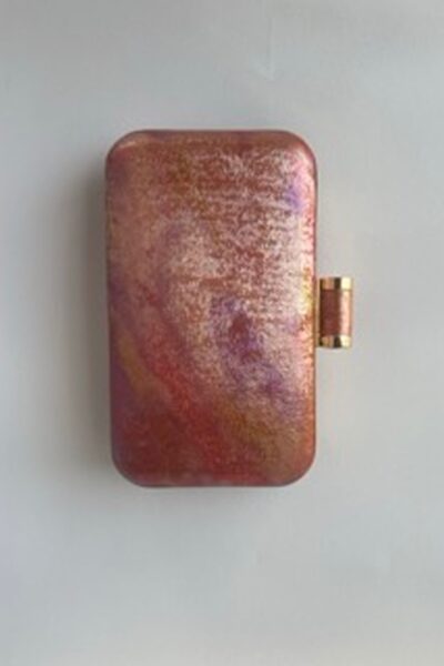 Magenta Ombre Rectangle Clutch