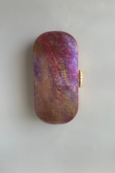 Magenta Ombre Capsule Clutch