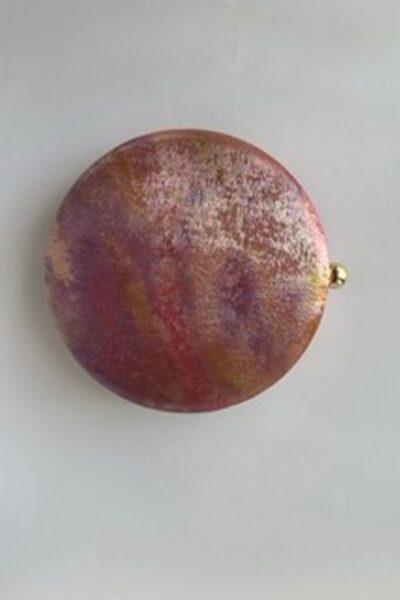 Magenta Ombre Mini Circular Clutch