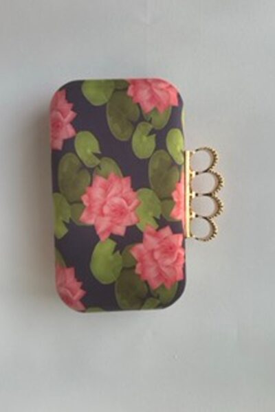 Pink Lotus Nina Clutch
