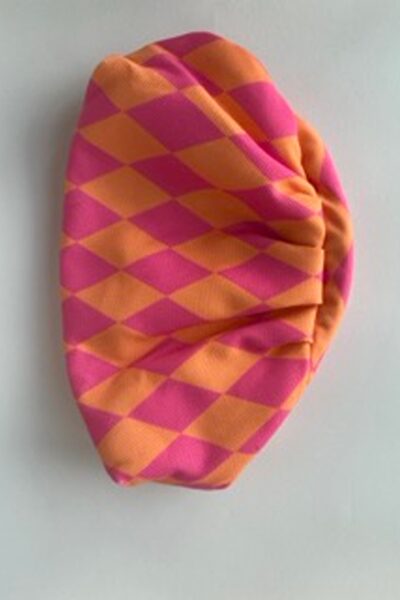 Orange & Pink Diamond Momo Clutch