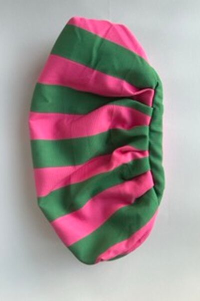Pink & Green Stripe Smyra Clutch