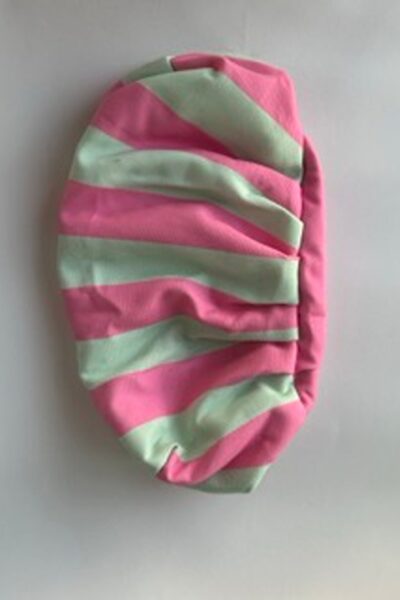Pink & Mint Stripe Smyra Clutch