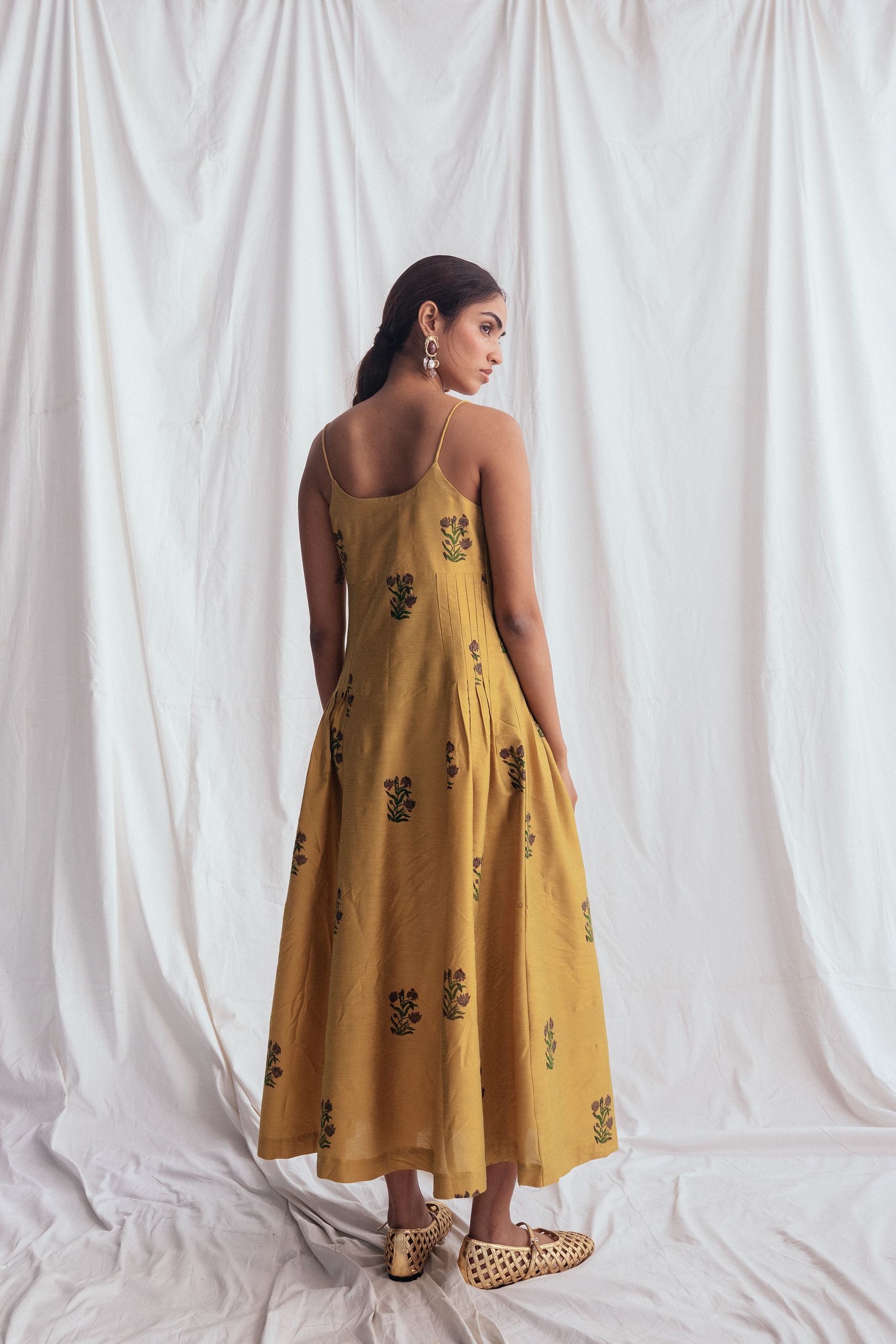 Nimbu Silk Dress - Image 3