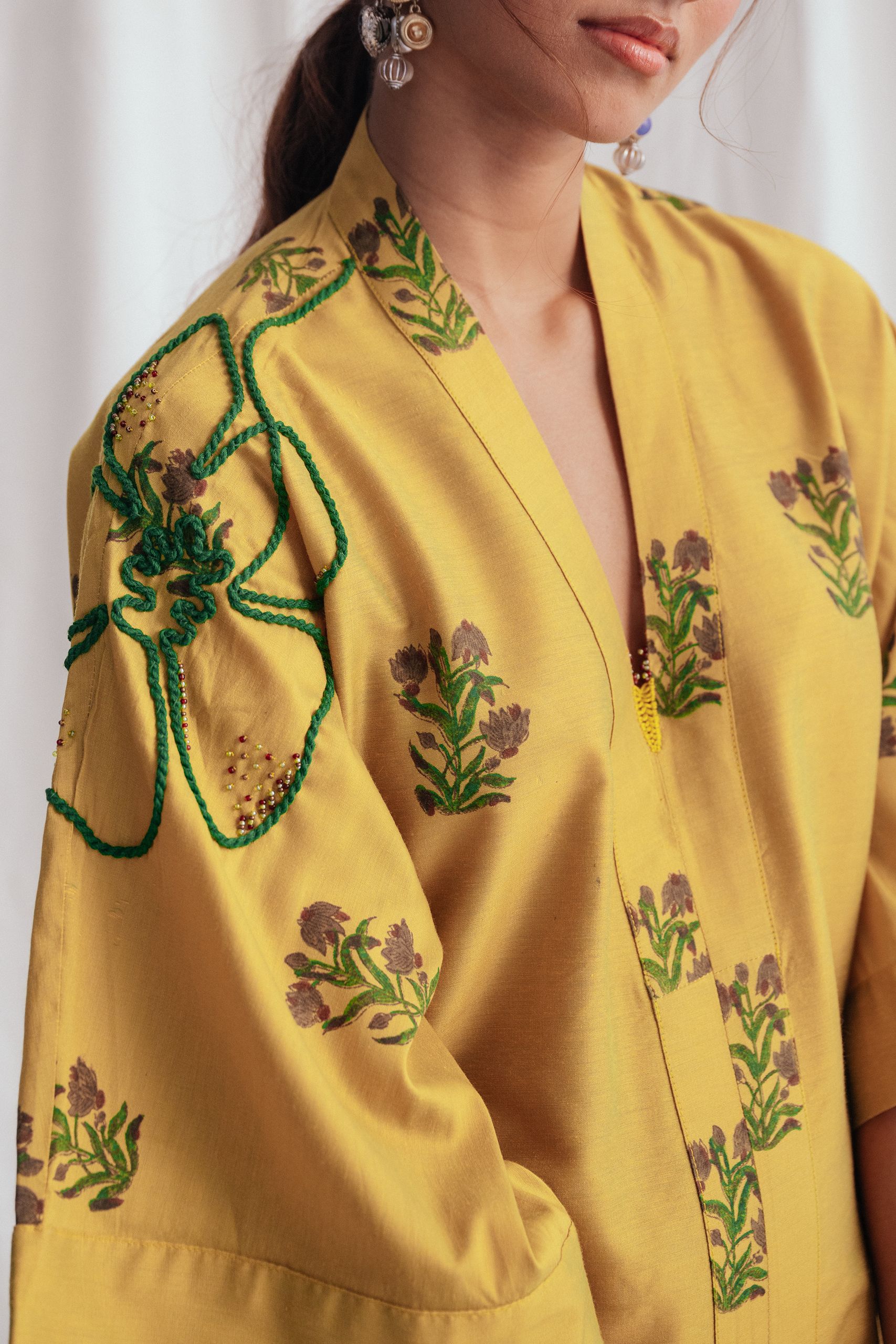 Nimbu Silk Day Dress - Image 3