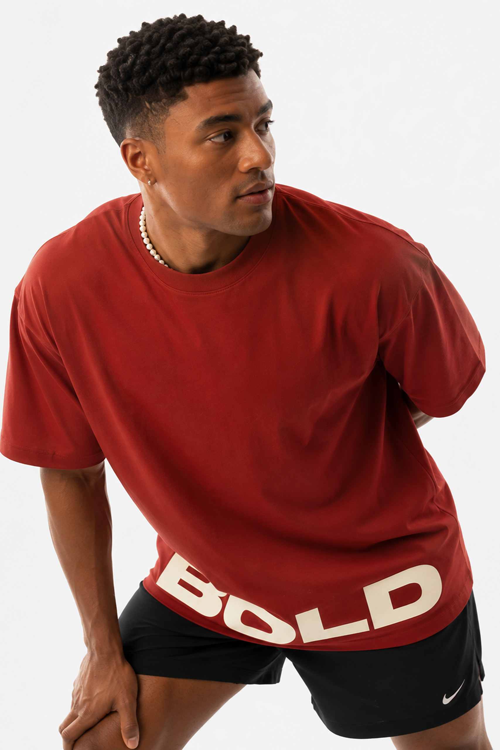 Run Club Oversized Tee - Clay Brown - Image 3