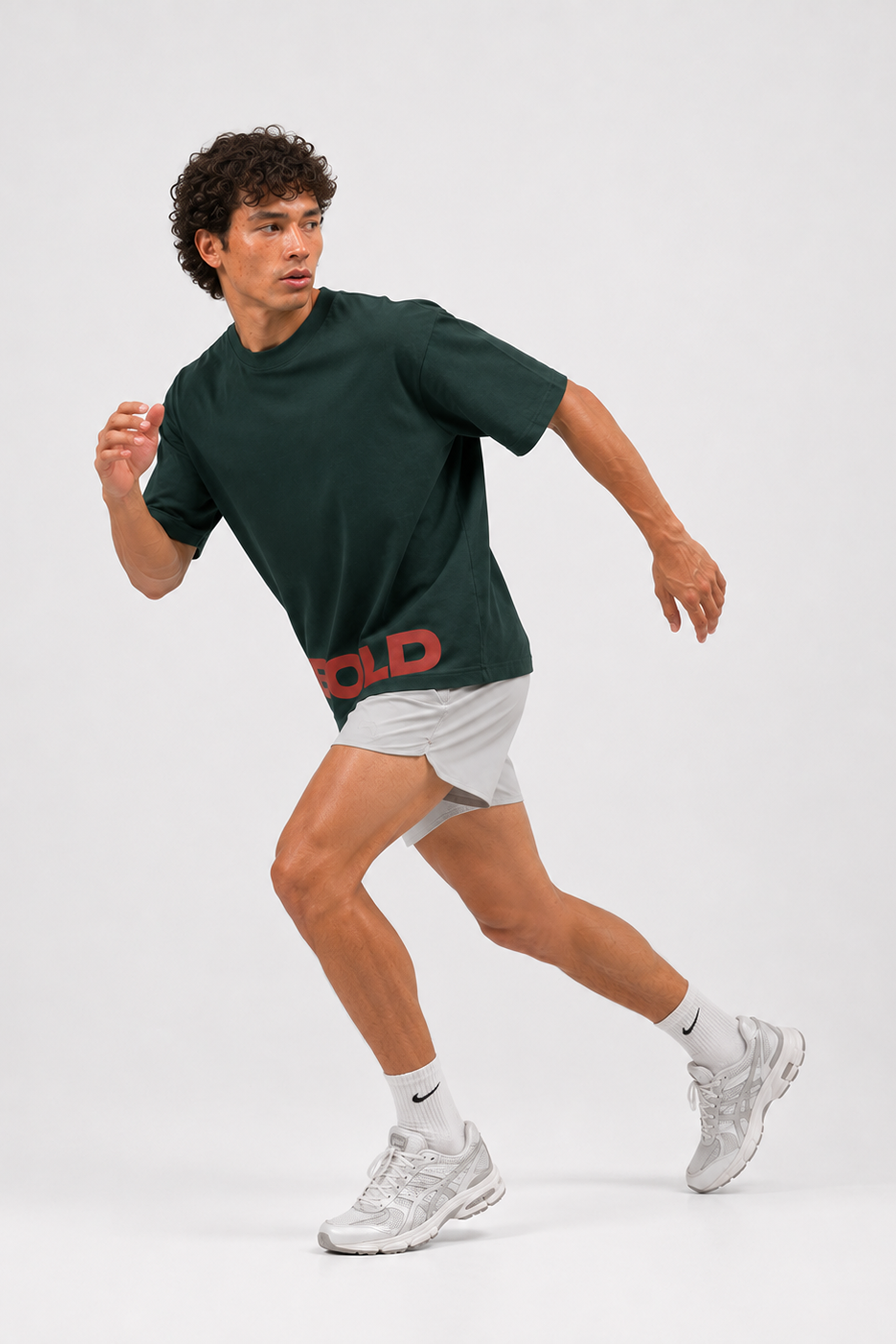 Run Club Oversized Tee - Dark Teal - Image 5