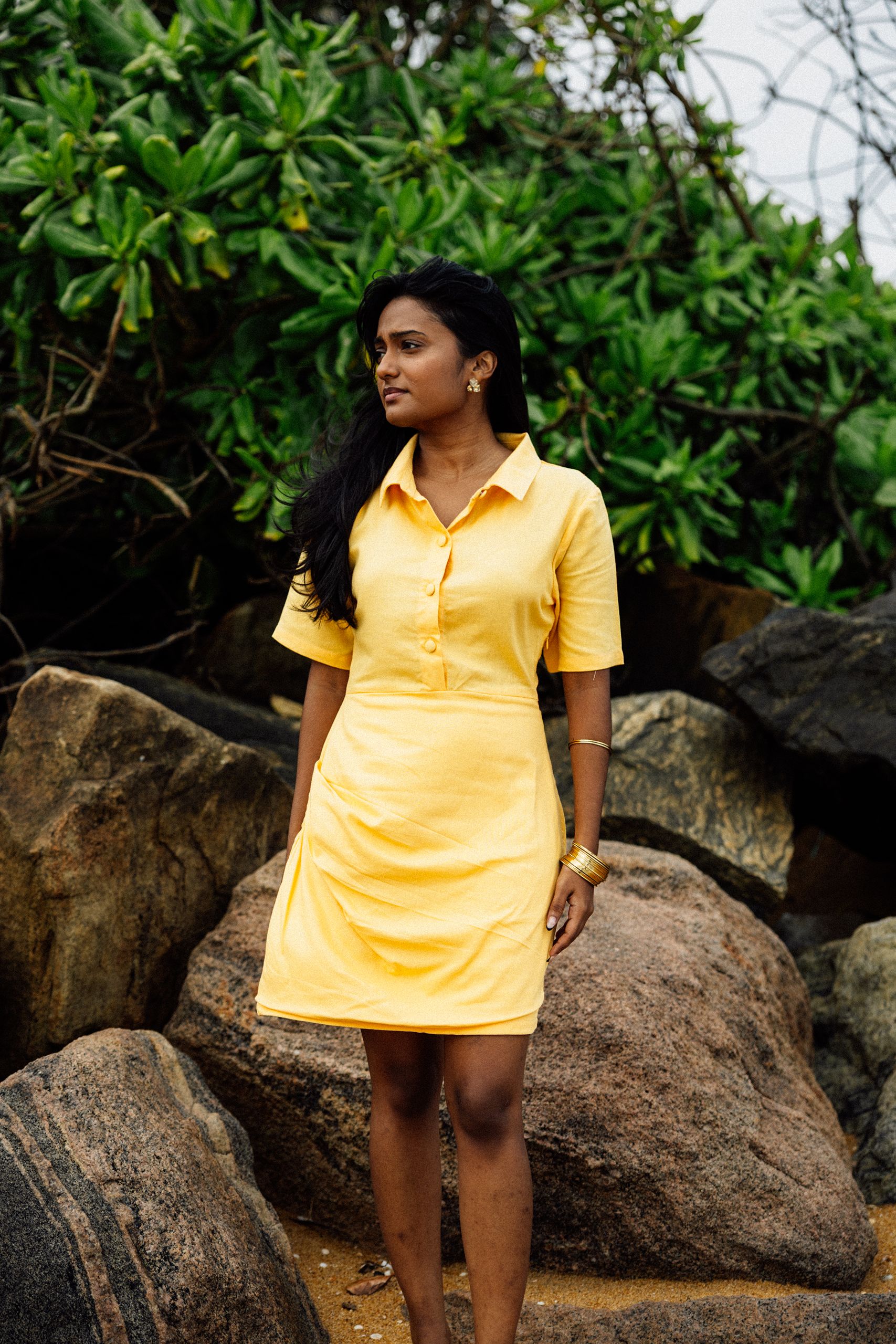 Manna, Mustard Yellow Dress