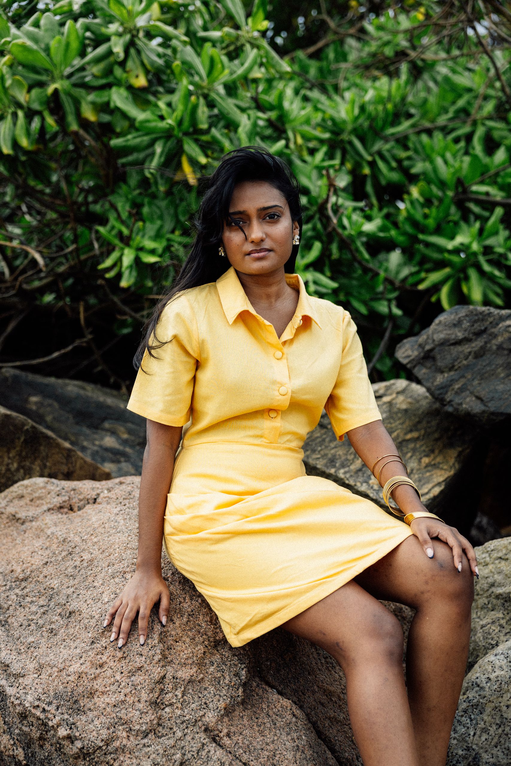 Manna, Mustard Yellow Dress - Image 2
