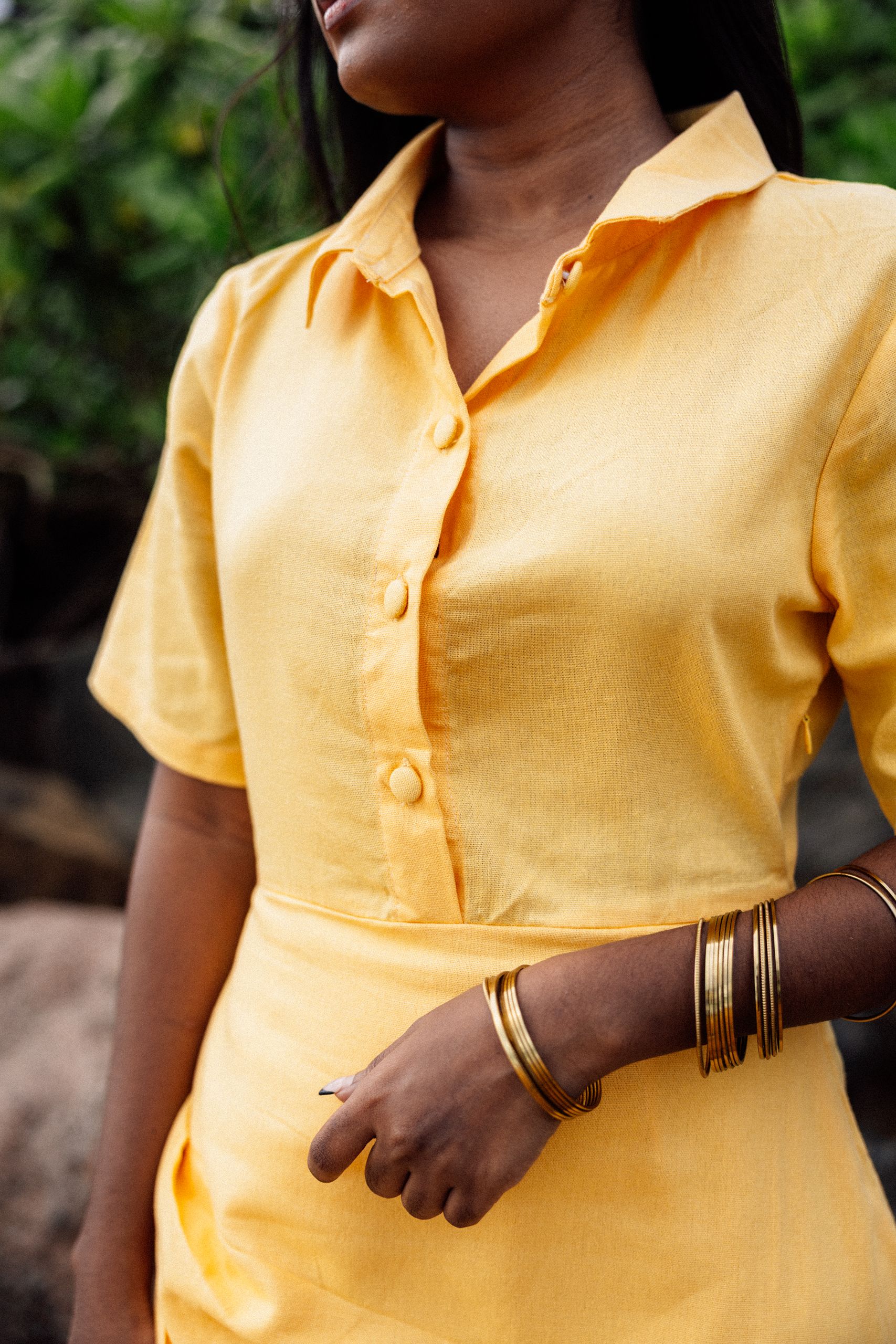Manna, Mustard Yellow Dress - Image 5