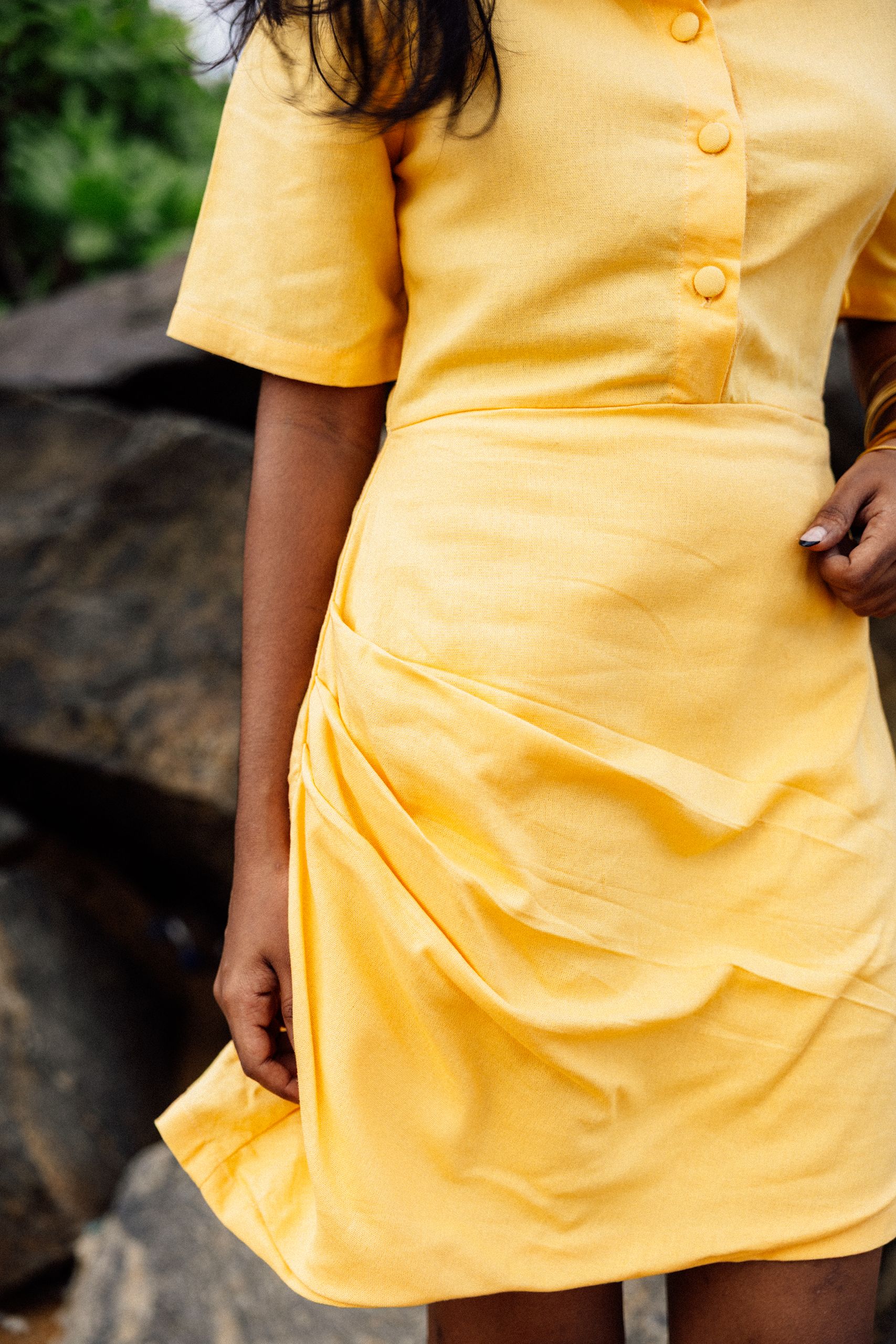 Manna, Mustard Yellow Dress - Image 6