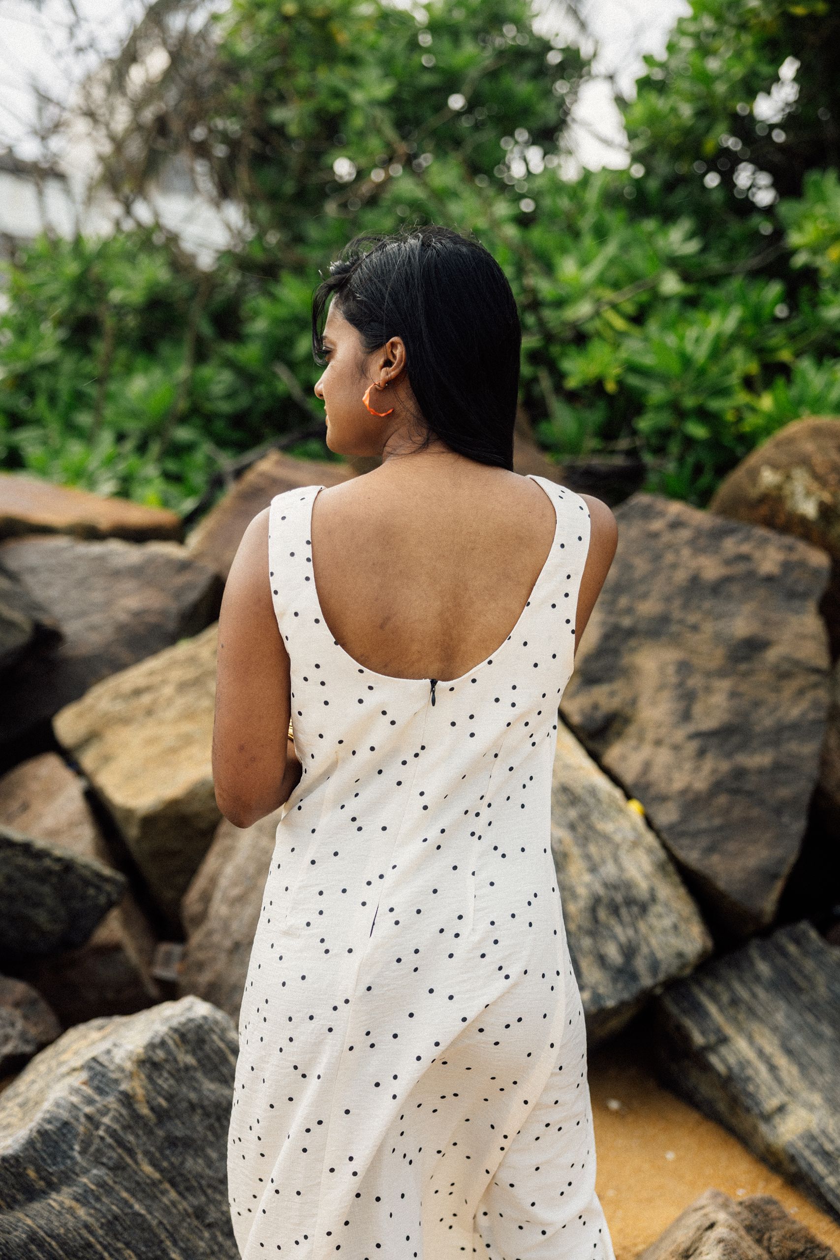 Milk & Honey, Cream And Black Polka Dot - Image 5