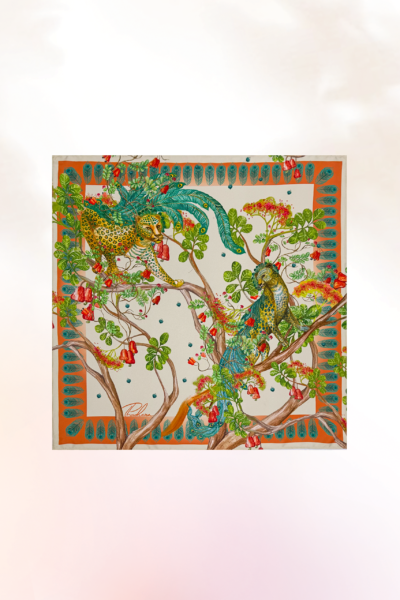 A Leopards Garden Scarf